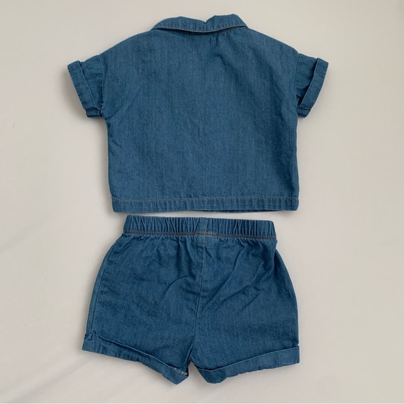 Cat & Jack Denim Two Piece Set - Picture 3 of 3